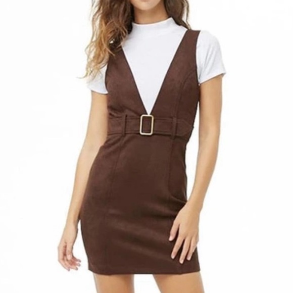 FOREVER 21 Faux Suede Dress - Picture 2 of 12
